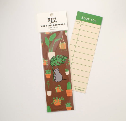 Monstera Plants Book Log Bookmark
