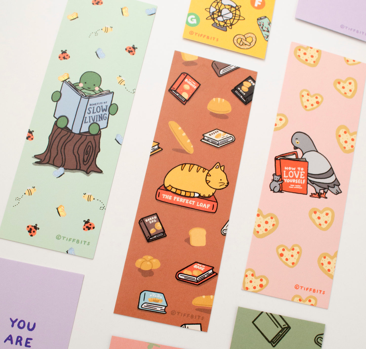 Perfect Cat Loaf Book Log Bookmark, Bread Baking Books