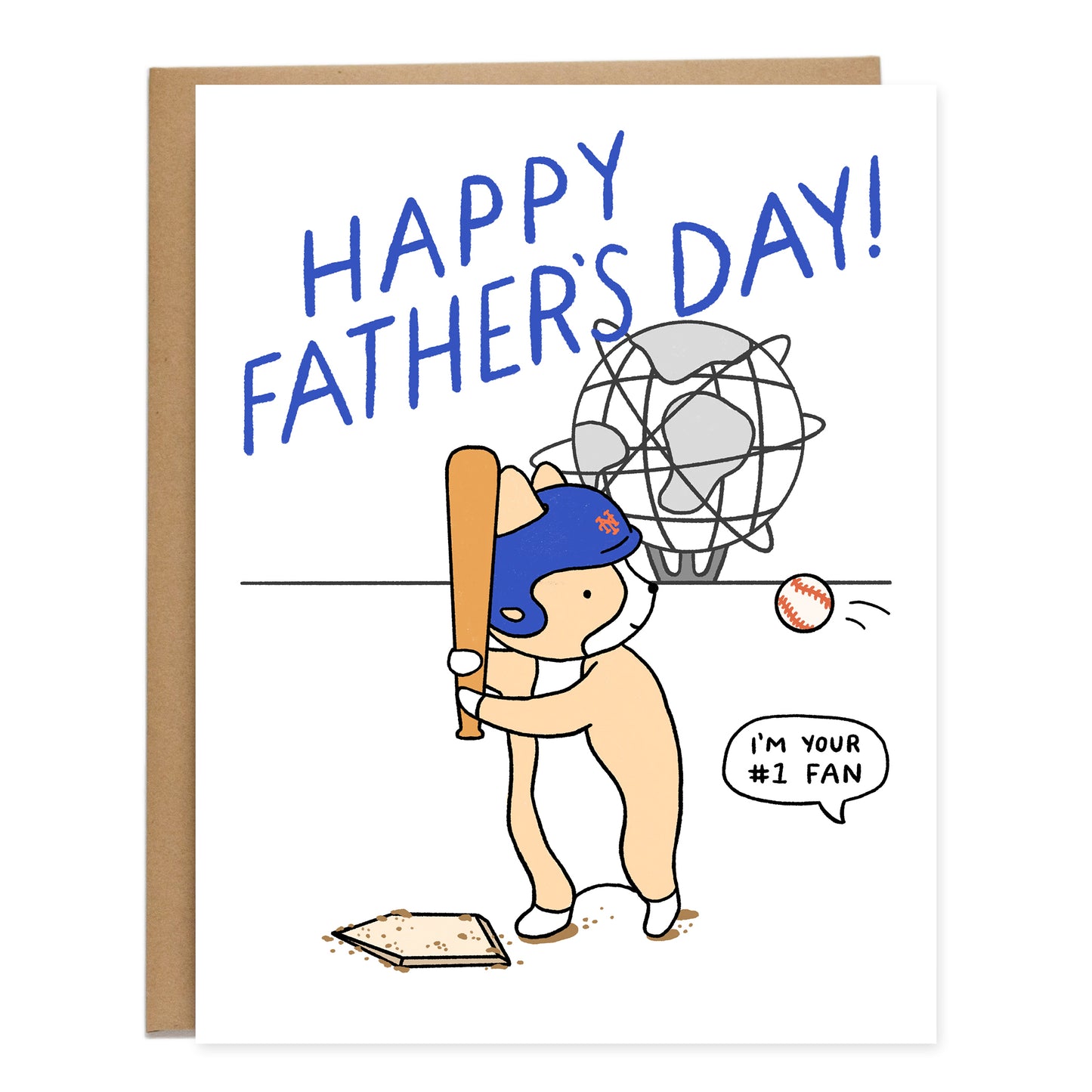 Father's Day NY Mets Fan Card, Unisphere, Queens