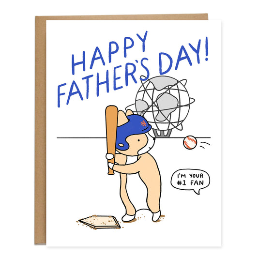 Father's Day NY Mets Fan Card, Unisphere, Queens