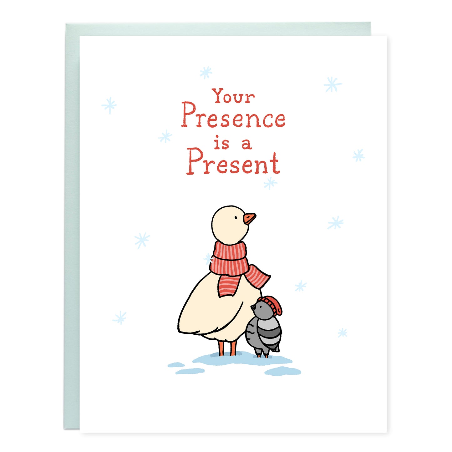 Presence Birds Holiday Card