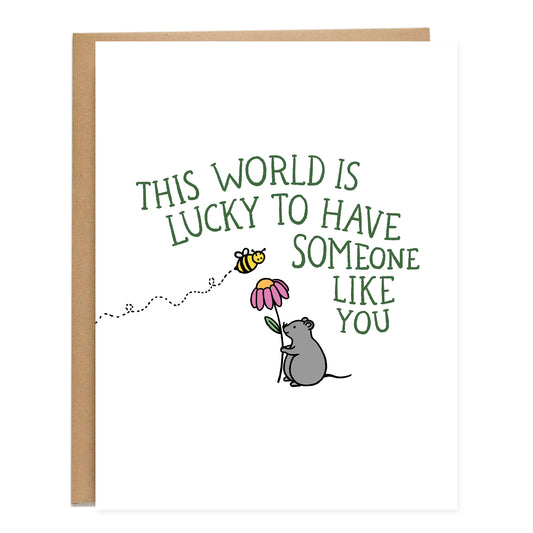 Lucky Bee Love Card