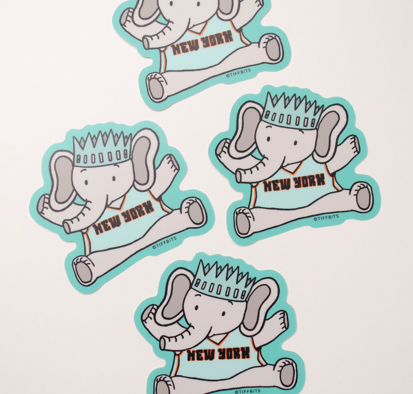 NY Liberty Ellie Sticker, Basketball, WNBA