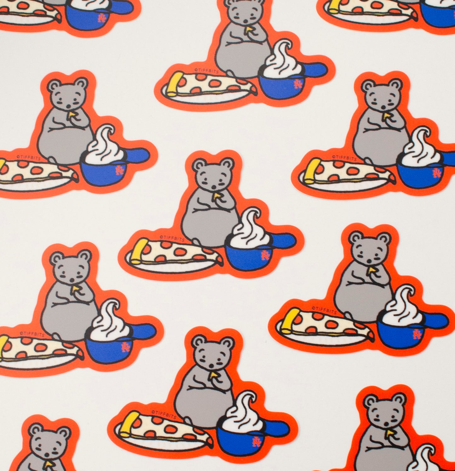 NY Mets Pizza Rat Sticker
