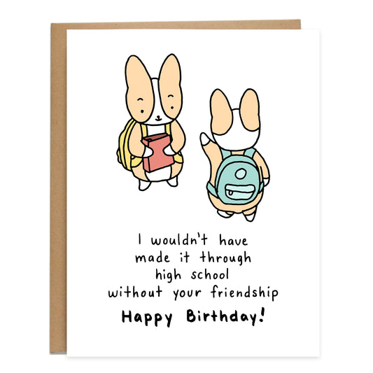 High School Friends Birthday Card