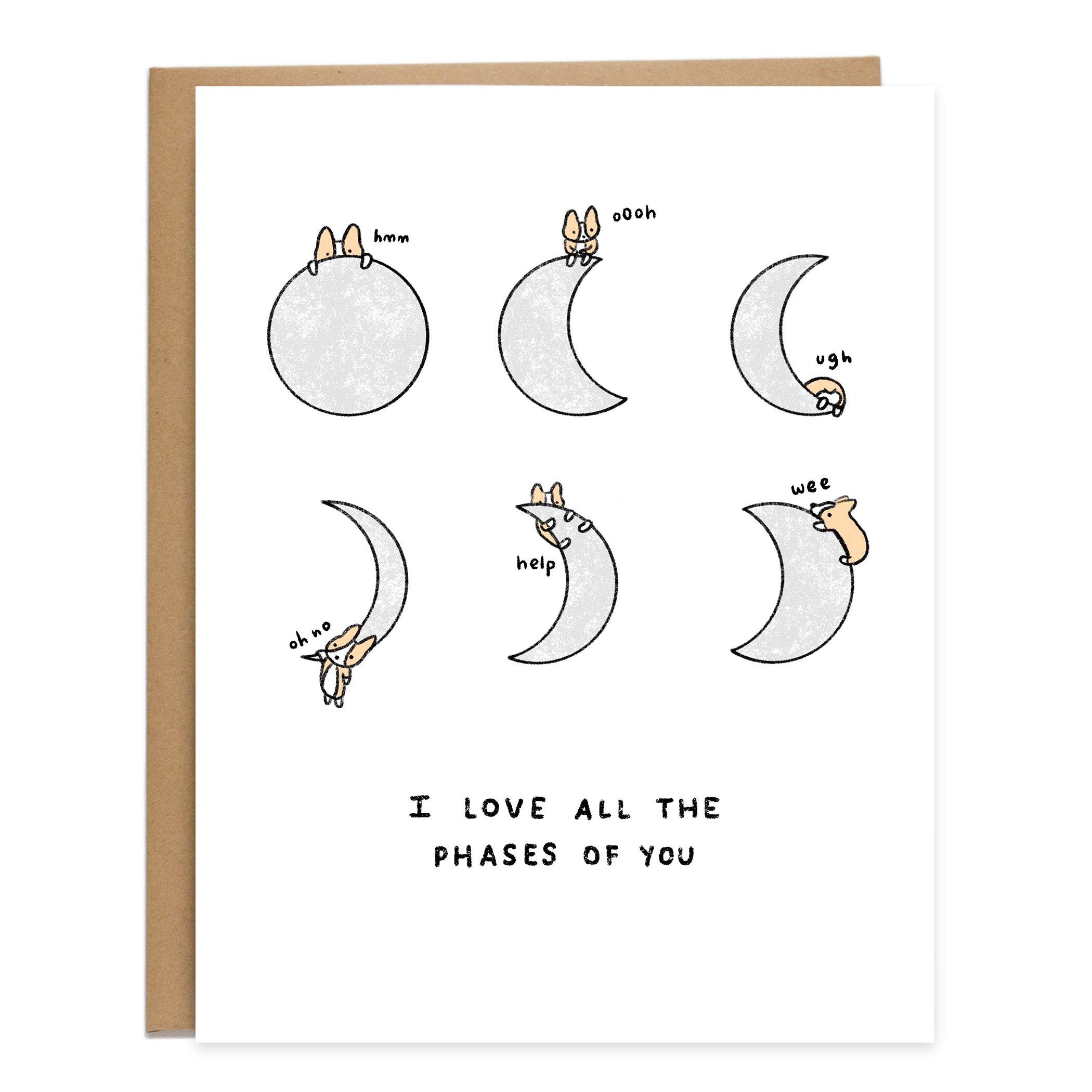 Moon Phases Love Card