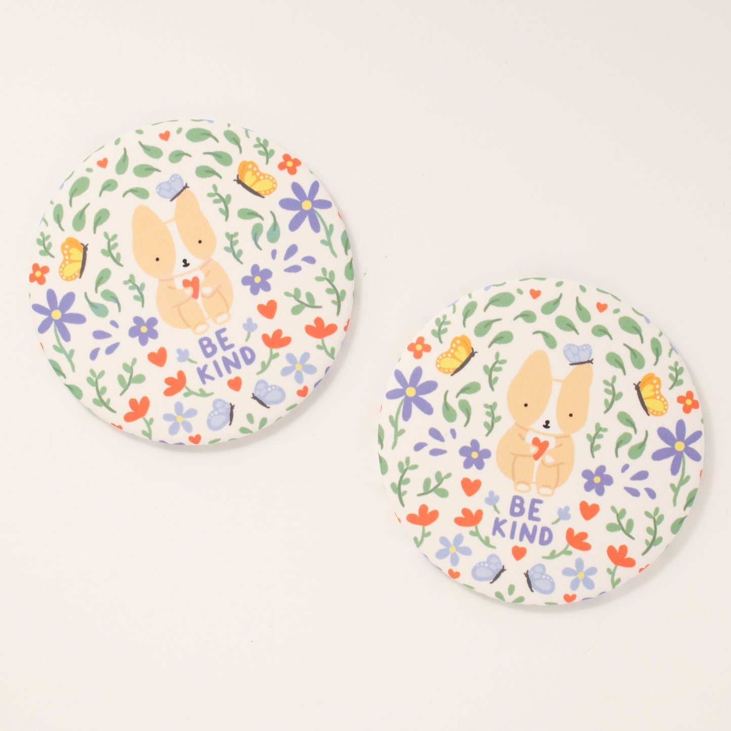 Be Kind Corgi Pocket Mirror