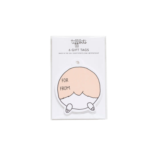 Corgi Butt Gift Tags