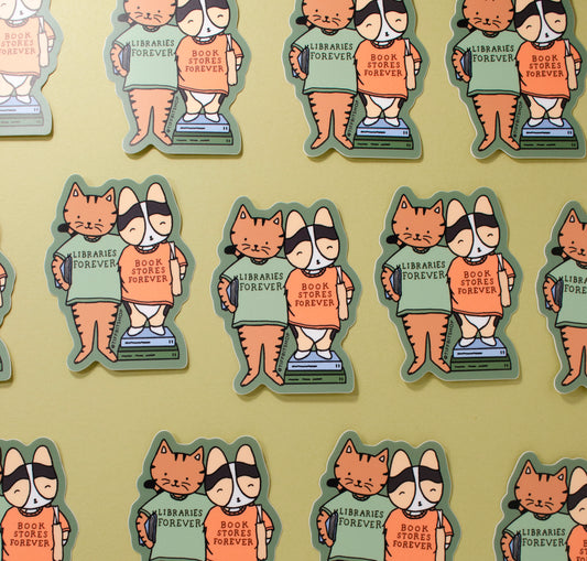 Libraries & Bookstores Forever Sticker