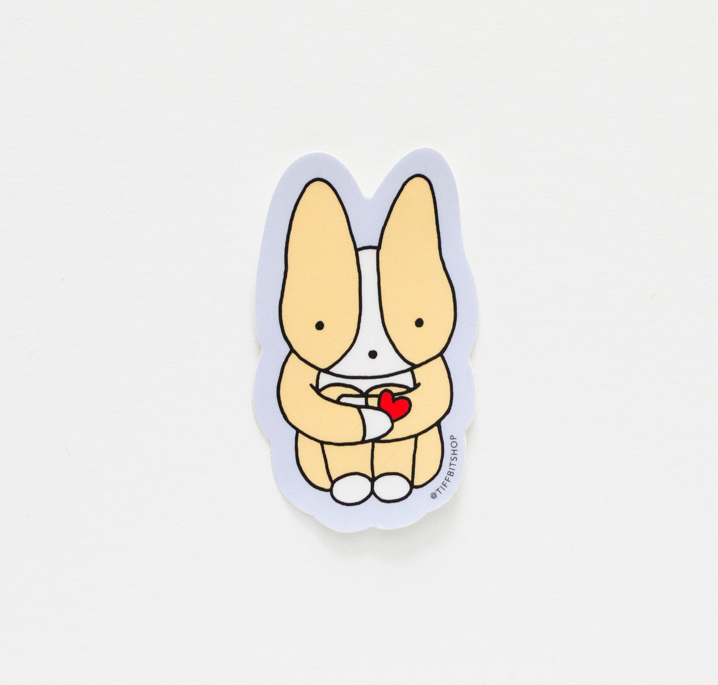 You Are Loved Corgi Sticker