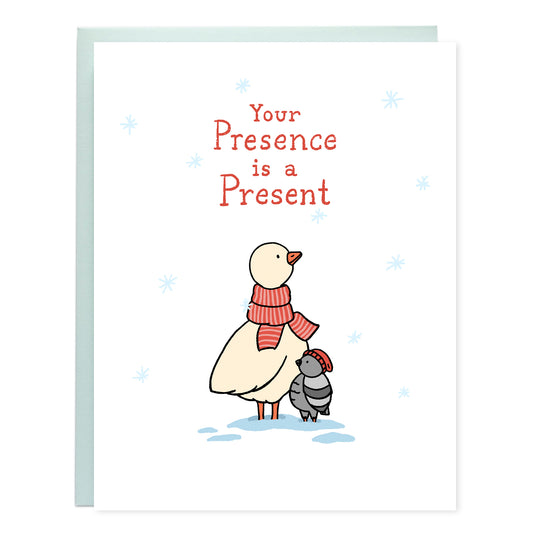 Presence Birds Holiday Card