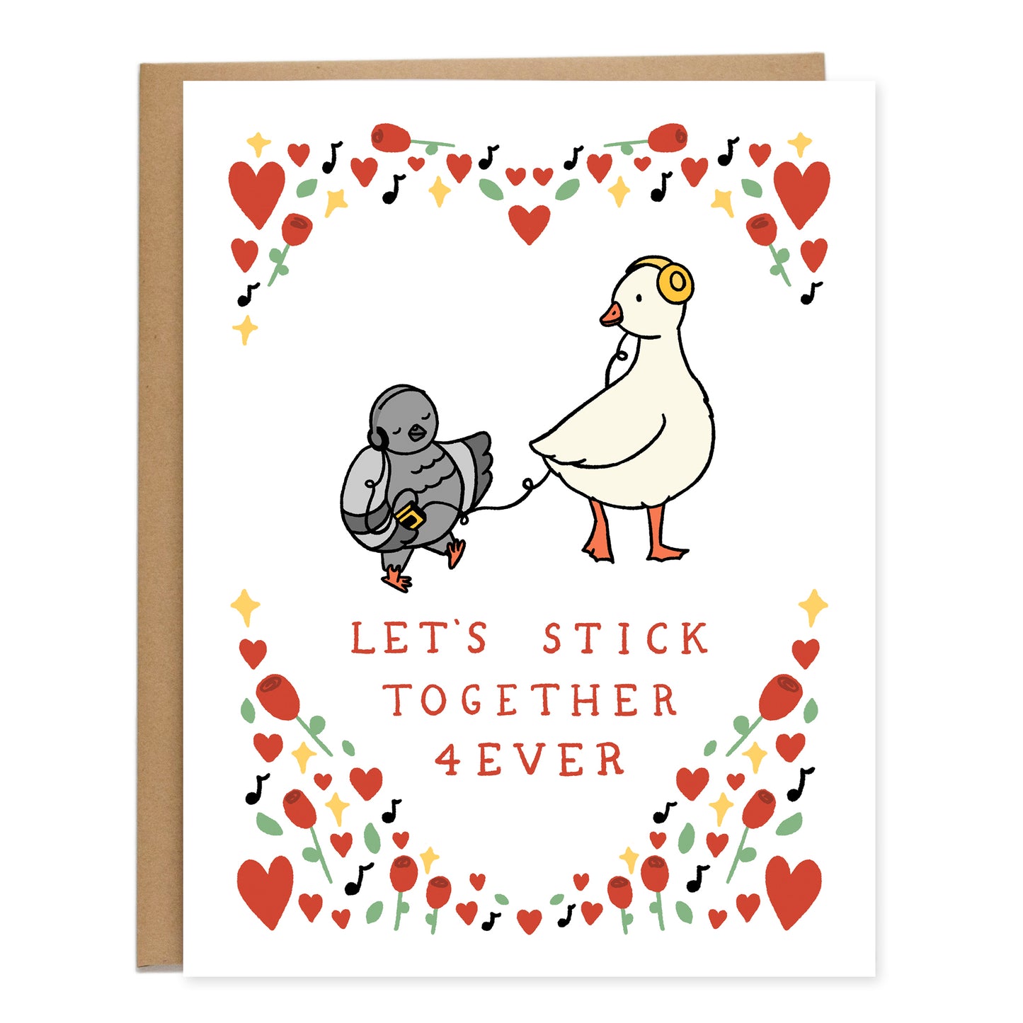 Love Birds Music Card