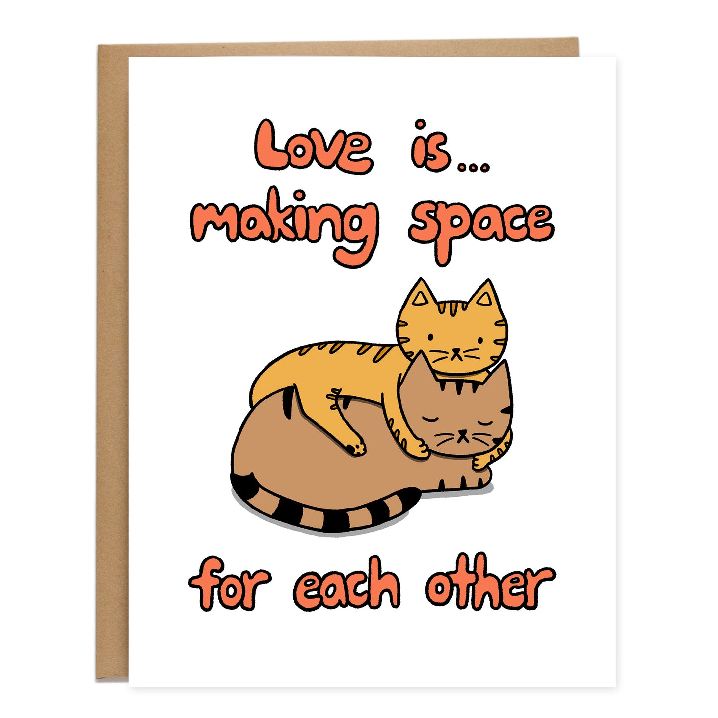 Space Cats Love Card