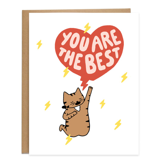 You Are The Best Heart Card
