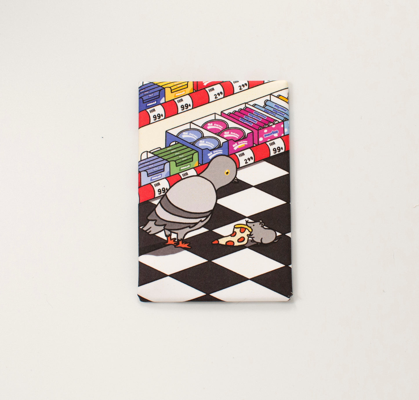 Deli Bodega NYC Magnet, Pigeon & Pizza Rat