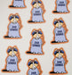 Sad Songs Corgi Sticker