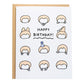 a card with a 11 different corgi butts and says happy birthday in the middle