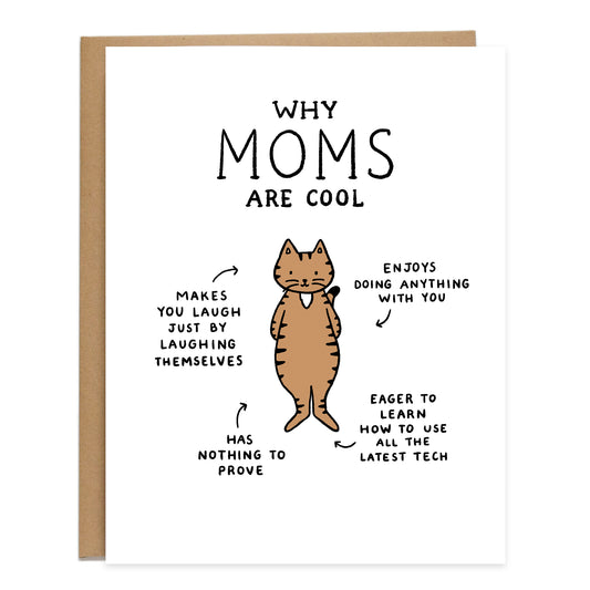 Moms Are Cool Card, Mother's Day