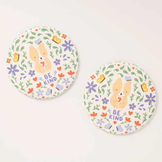 Be Kind Corgi Pocket Mirror